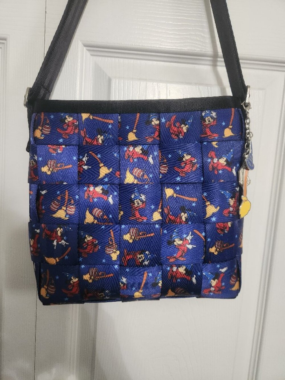Harveys x Disney Sorcerer Apprentice Mickey Mini Messenger Crossbody w/ charm